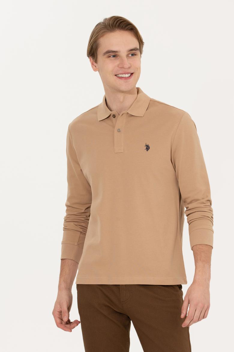 Erkek Camel Basic Sweatshirt - 50253121053