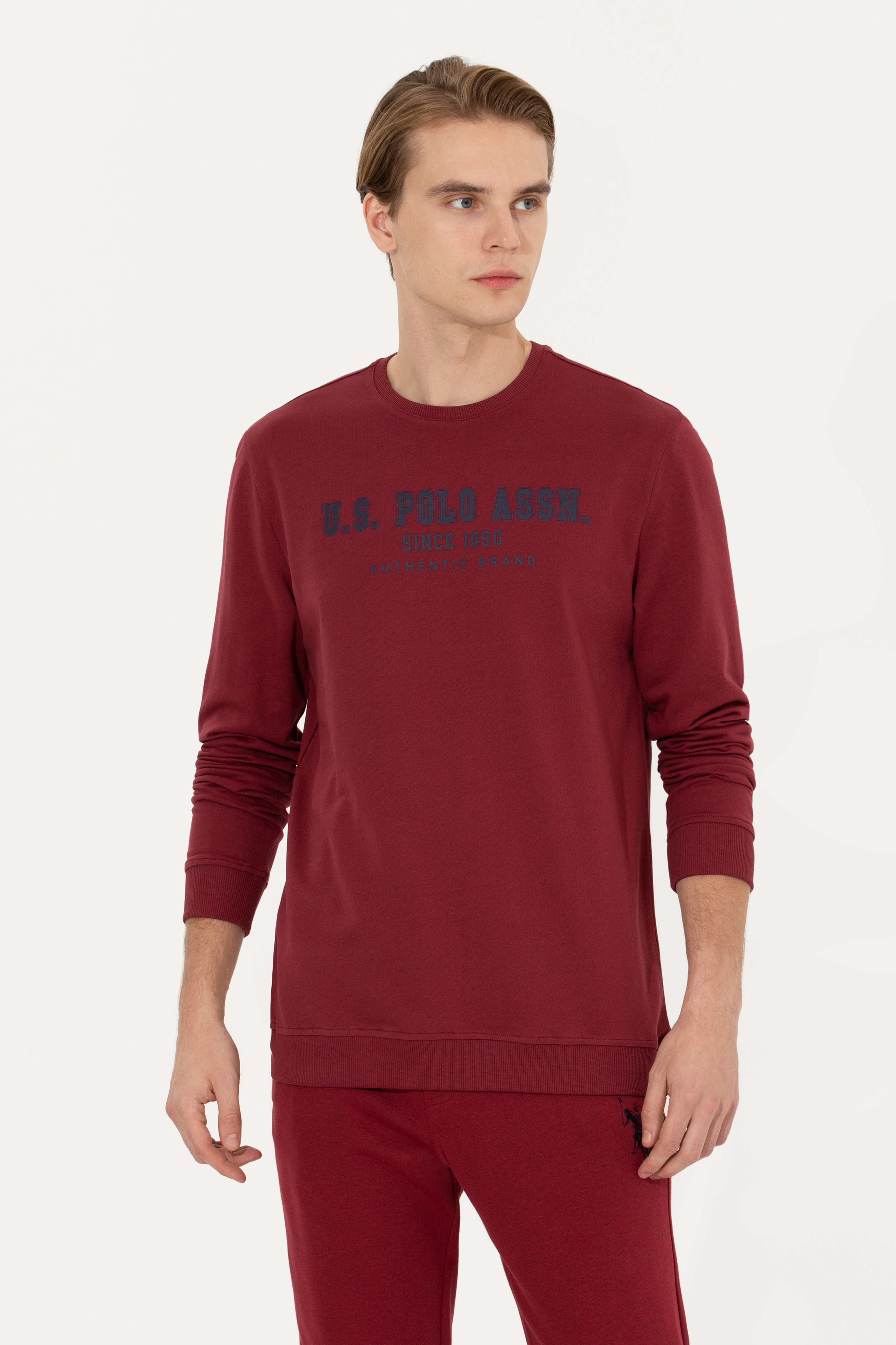 Erkek Vişne Sweatshirt - Image 3
