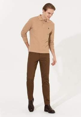 Erkek Camel Basic Sweatshirt - 50253121053
