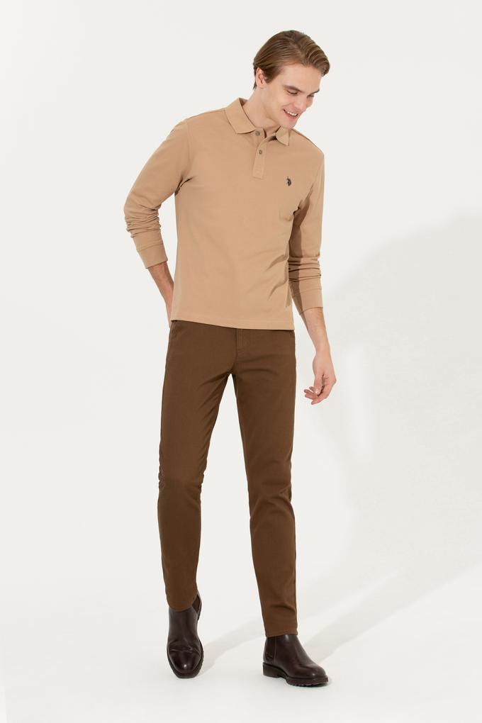 Erkek Camel Basic Sweatshirt