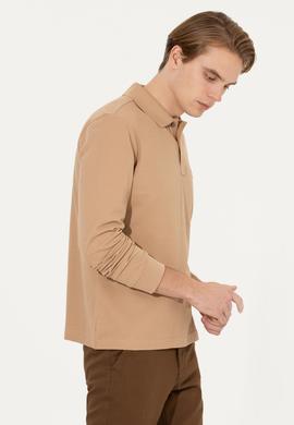 Erkek Camel Basic Sweatshirt - 50253121053