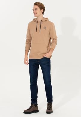 Erkek Camel Sweatshirt - 50253318005