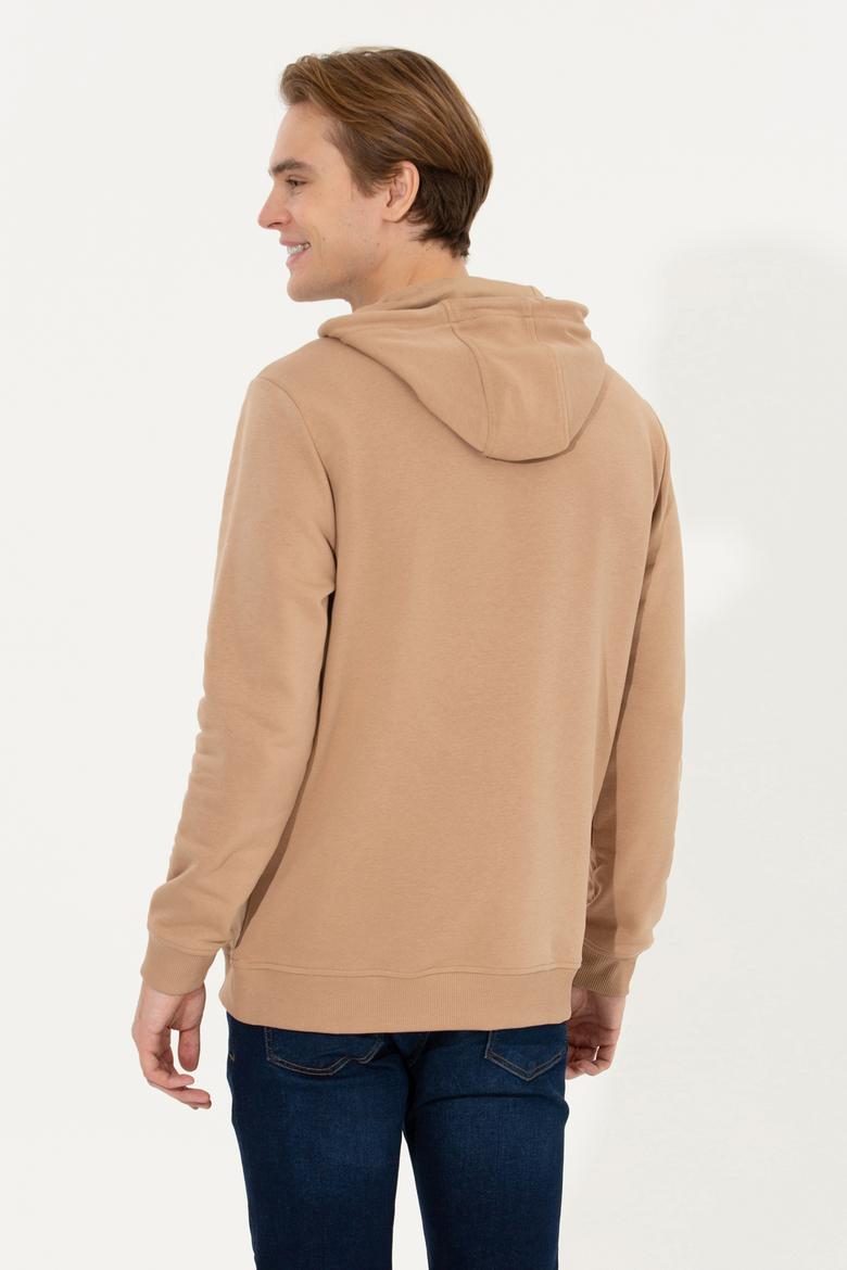 Erkek Camel Sweatshirt - 50253318005