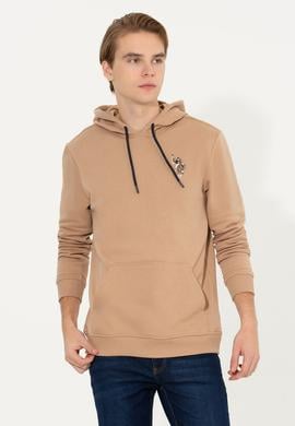 Erkek Camel Sweatshirt - 50253318005