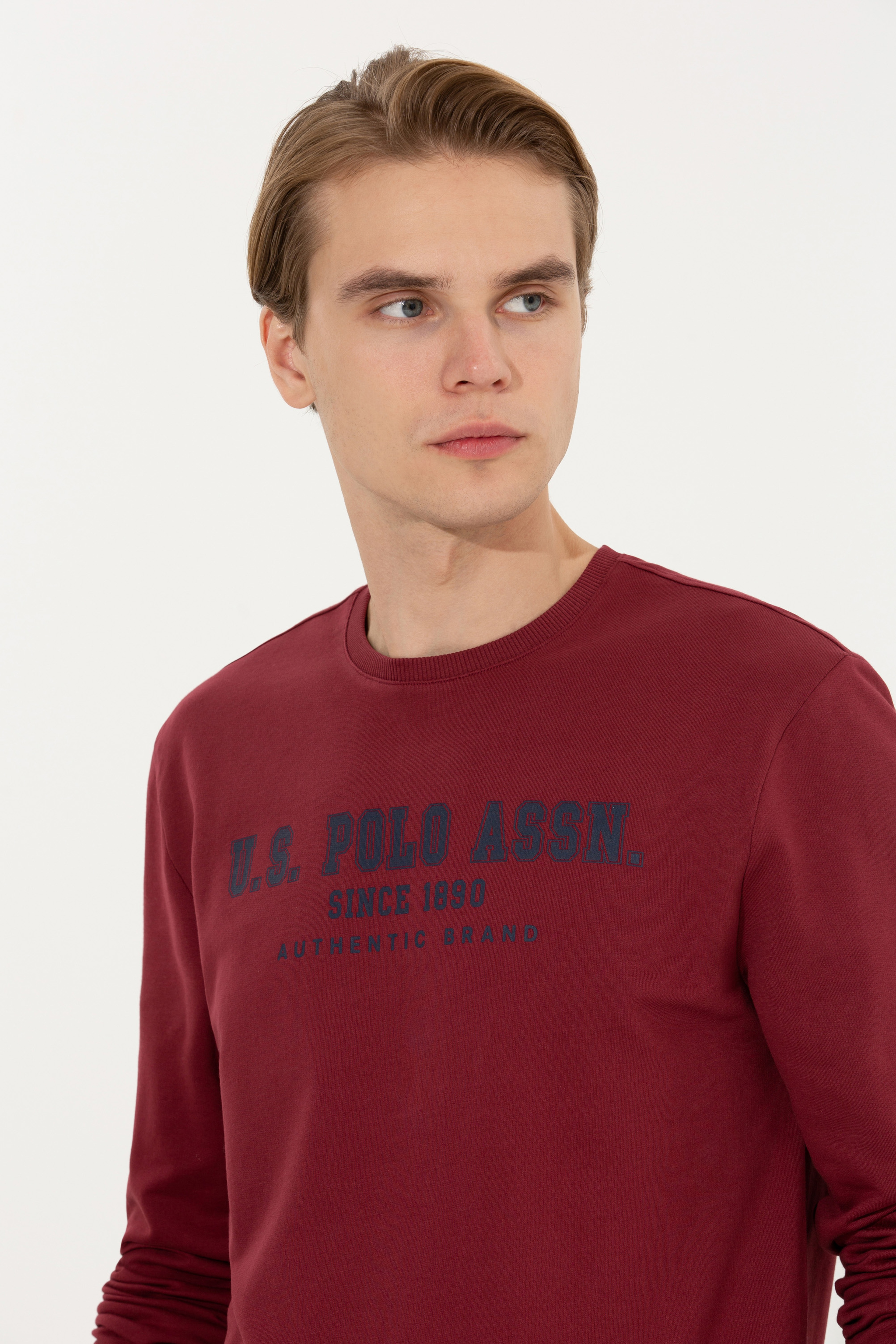 Erkek Vişne Sweatshirt - Image 4