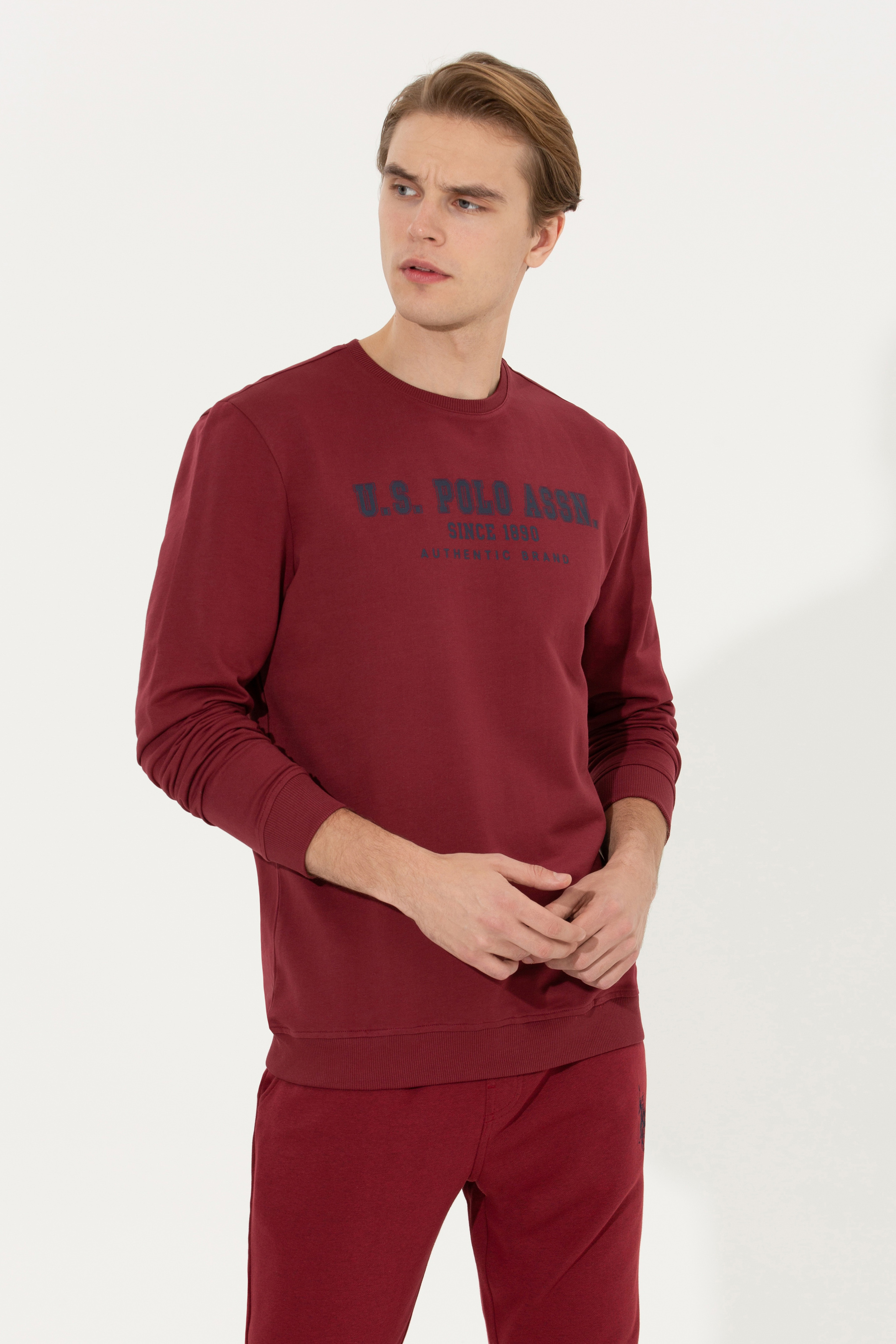 Erkek Vişne Sweatshirt - Image 1