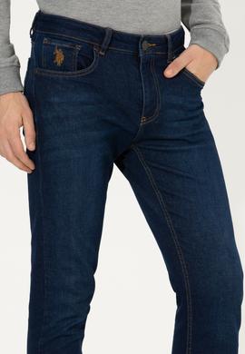 Erkek Koyu Mavi Jean Pantolon - 50261282009