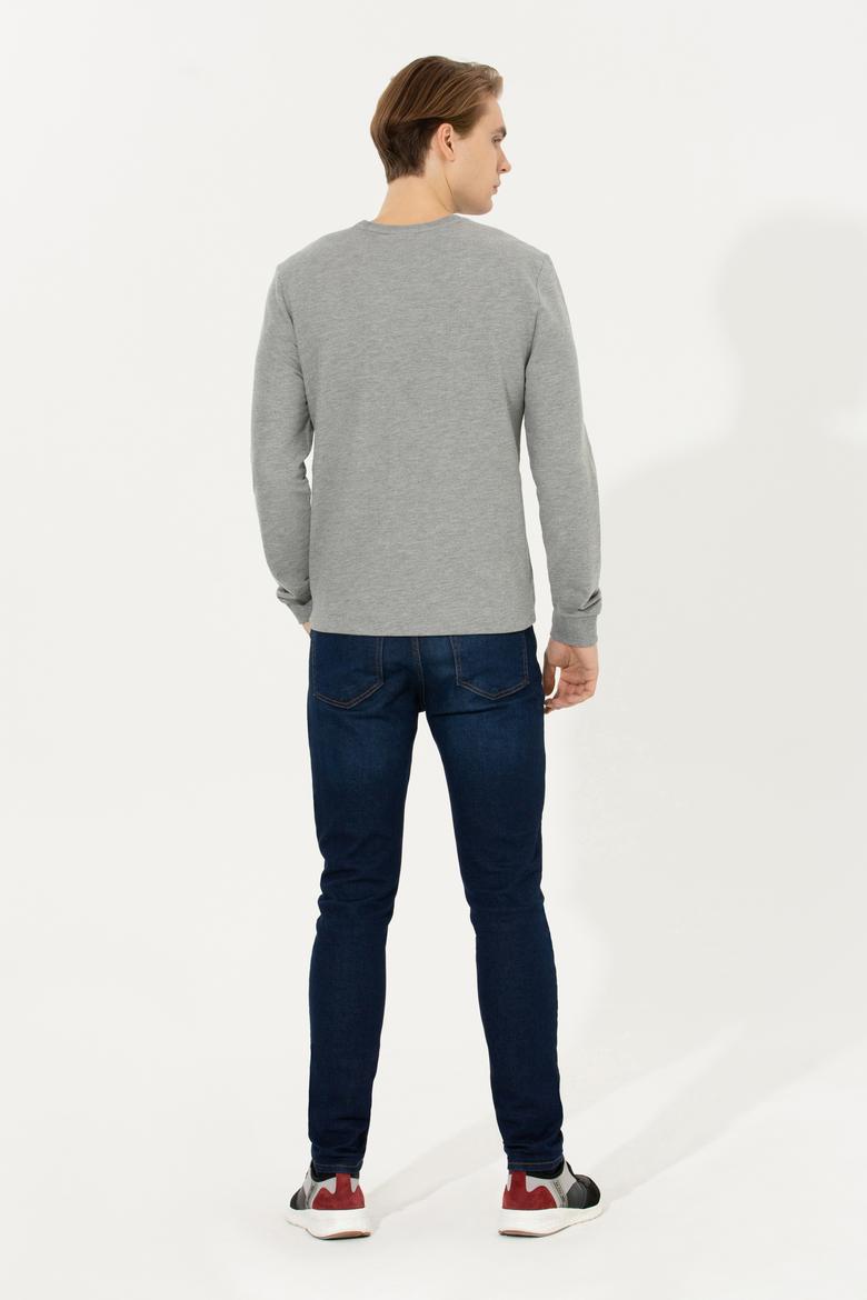 Erkek Koyu Mavi Jean Pantolon - 50261282009