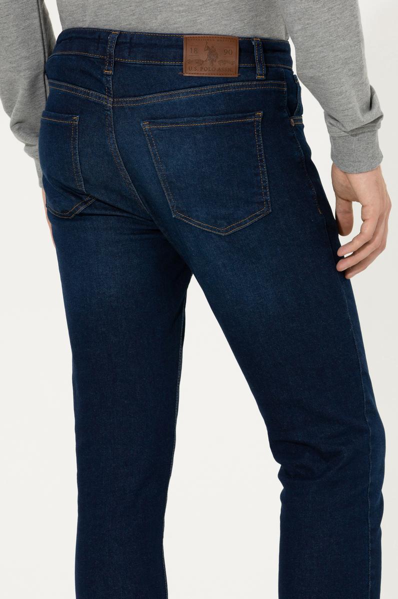 Erkek Koyu Mavi Jean Pantolon
