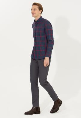 Erkek Antrasit Kanvas Pantolon - 50263741024