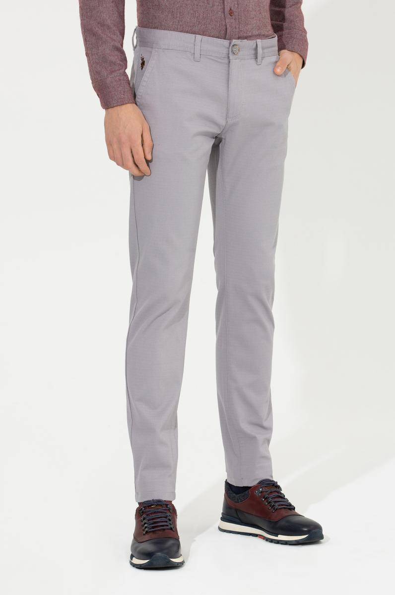 Erkek Vizon Kanvas Pantolon