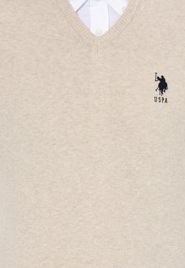 Erkek Taş Melanj Basic Kazak - 50253445085