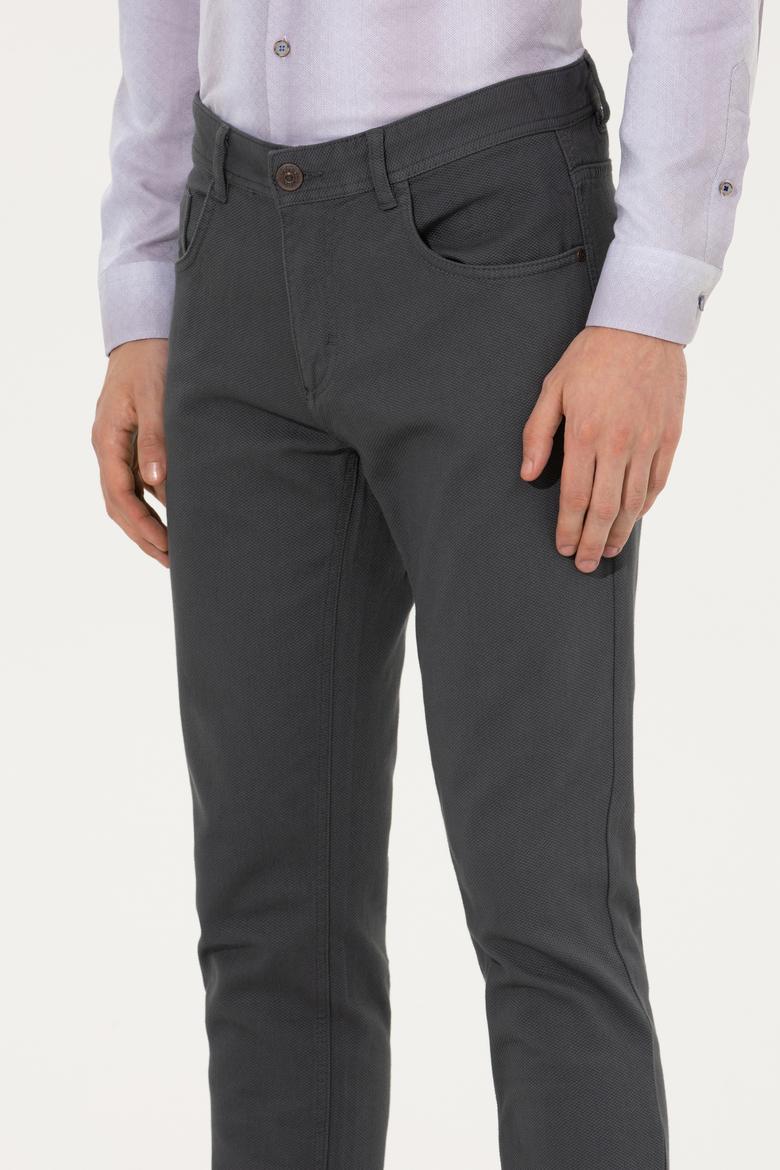Erkek Antrasit Kanvas Pantolon - 50256537051