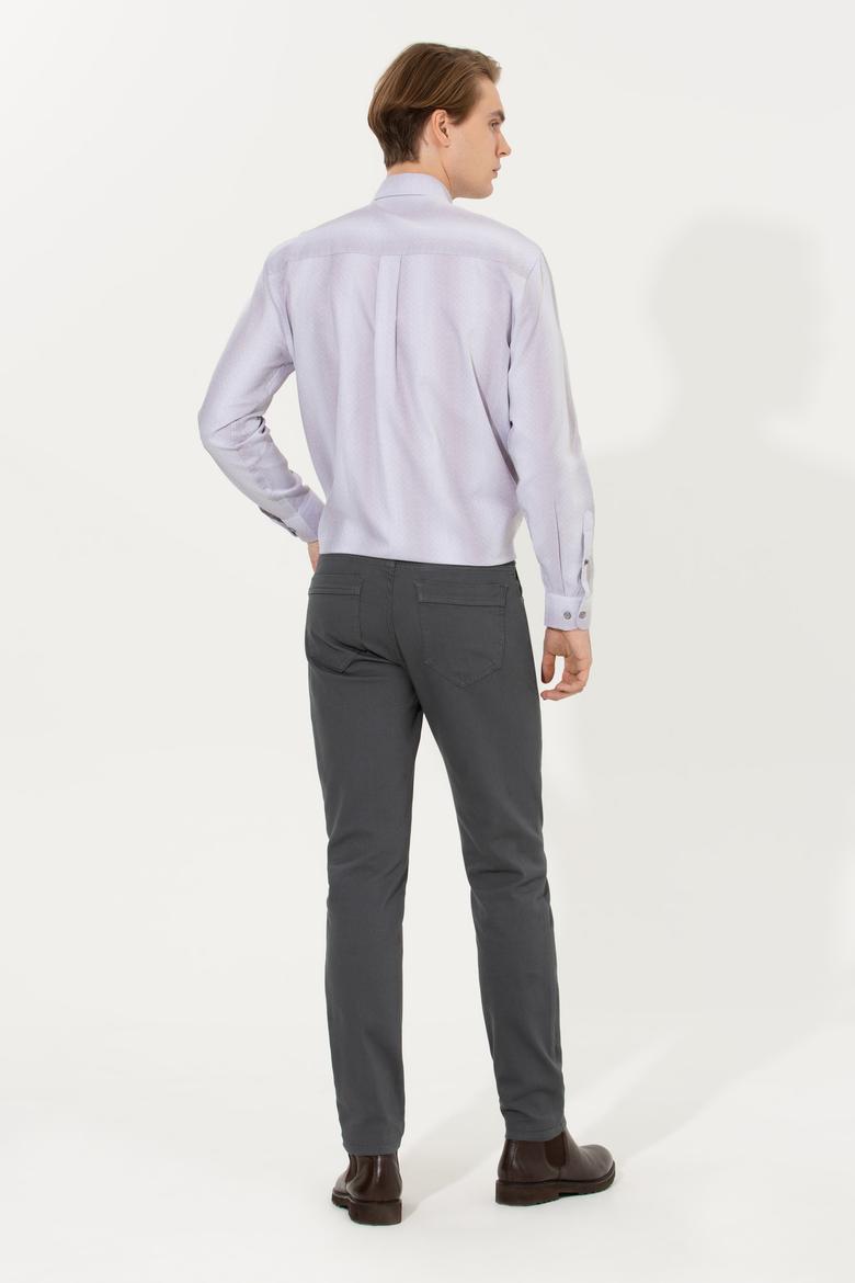 Erkek Antrasit Kanvas Pantolon - 50256537051