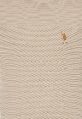 Erkek Taş Melanj Bisiklet Yaka Triko Kazak - 50252311060