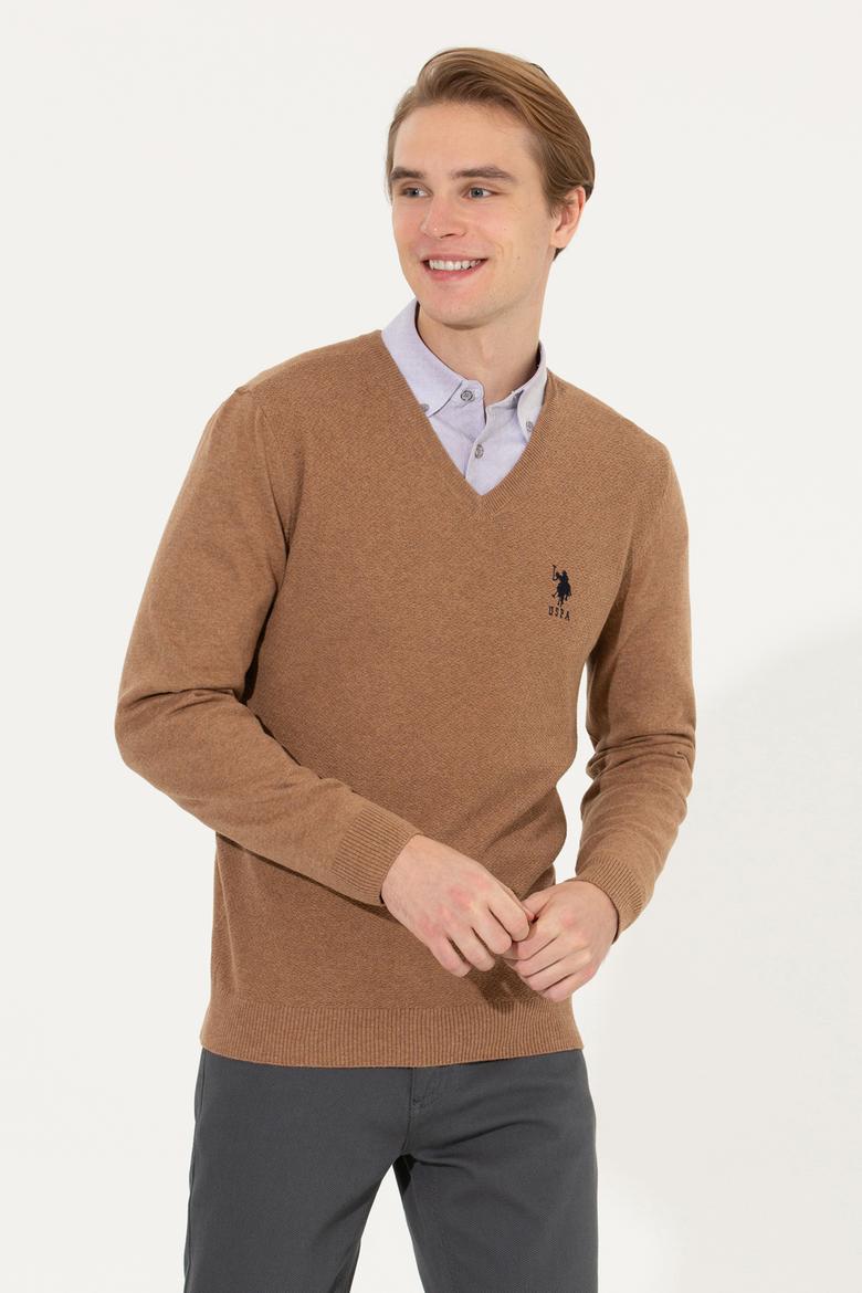 Erkek Camel Melanj Basic Kazak - 50251877081