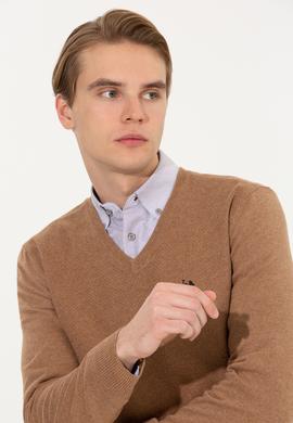 Erkek Camel Melanj Basic Kazak - 50251877081