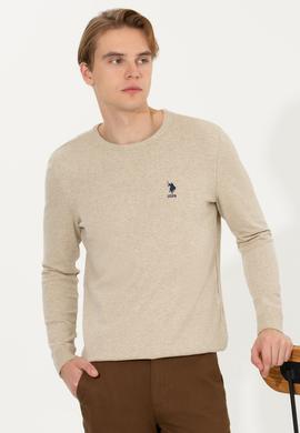 Erkek Taş Melanj Basic Kazak - 50253443071