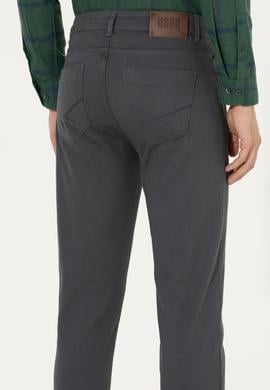Erkek Slim Fit Antrasit Kanvas Pantolon - 50256593005