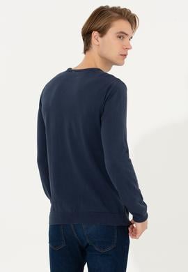 Erkek Lacivert Basic Kazak - 50251882104