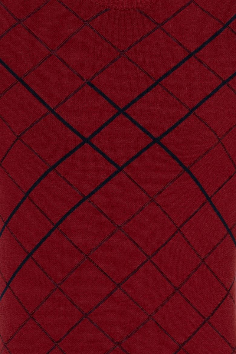 Erkek Vişne Kazak - 50253956023