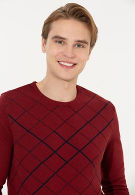 Erkek Vişne Kazak - 50253956023