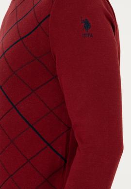 Erkek Vişne Kazak - 50253956023