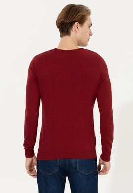 Erkek Vişne Kazak - 50253956023