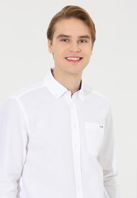 Erkek Beyaz Uzun Kollu Gömlek - 50256988008