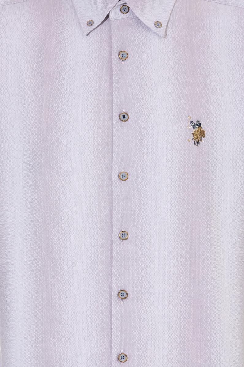 Erkek Gri Gömlek Uzunkol