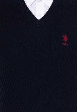 Erkek Lacivert V - Yaka Triko Kazak - 50258314007