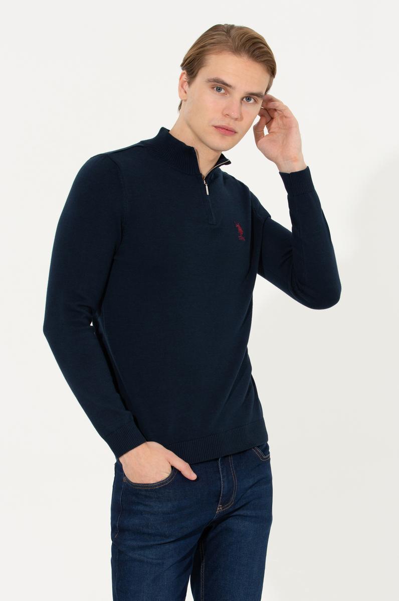 Erkek Lacivert Kazak