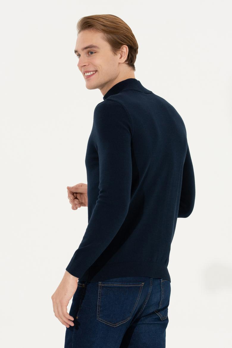 Erkek Lacivert Kazak - 50258146016