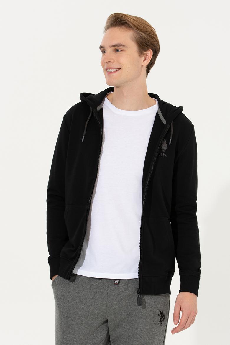 Erkek Siyah Örme Hırka