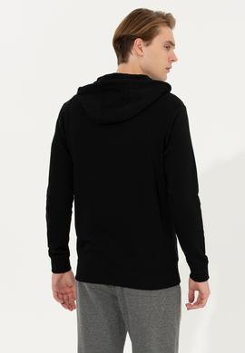 Erkek Siyah Örme Hırka - 50253132047