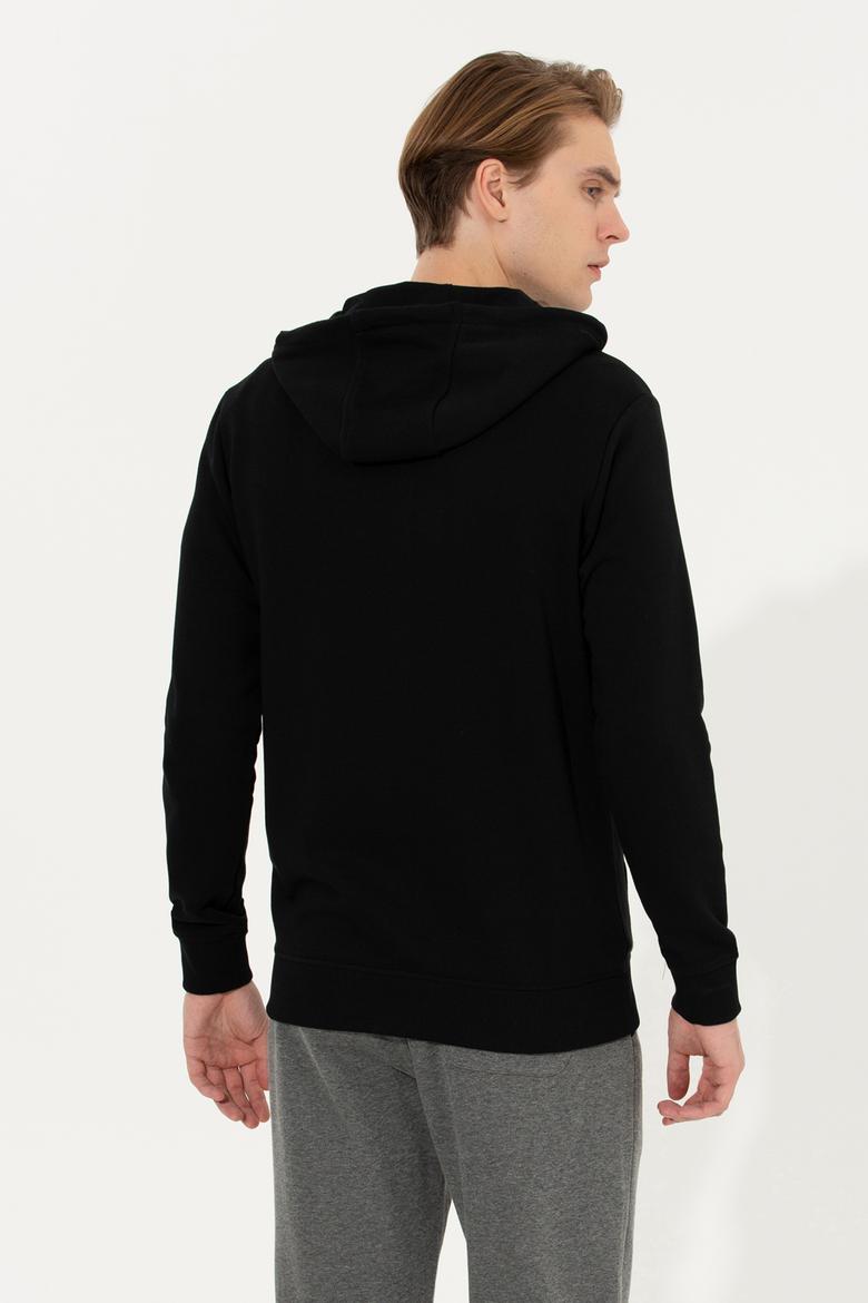 Erkek Siyah Örme Hırka - 50253132047