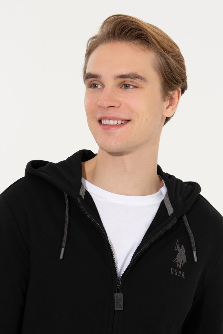 Erkek Siyah Örme Hırka - 50253132047