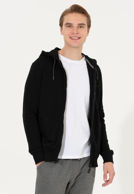 Erkek Siyah Örme Hırka - 50253132047