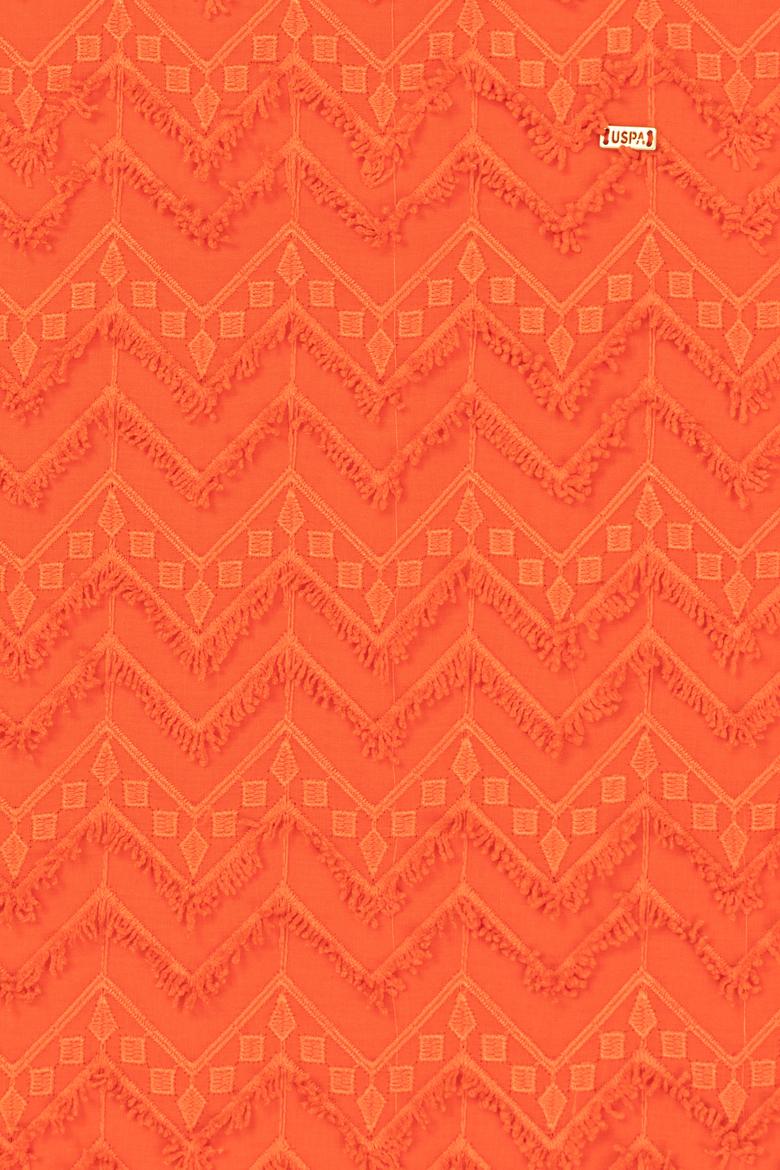 Kız Çocuk Kırmızı Dokuma Elbise - 50260555021