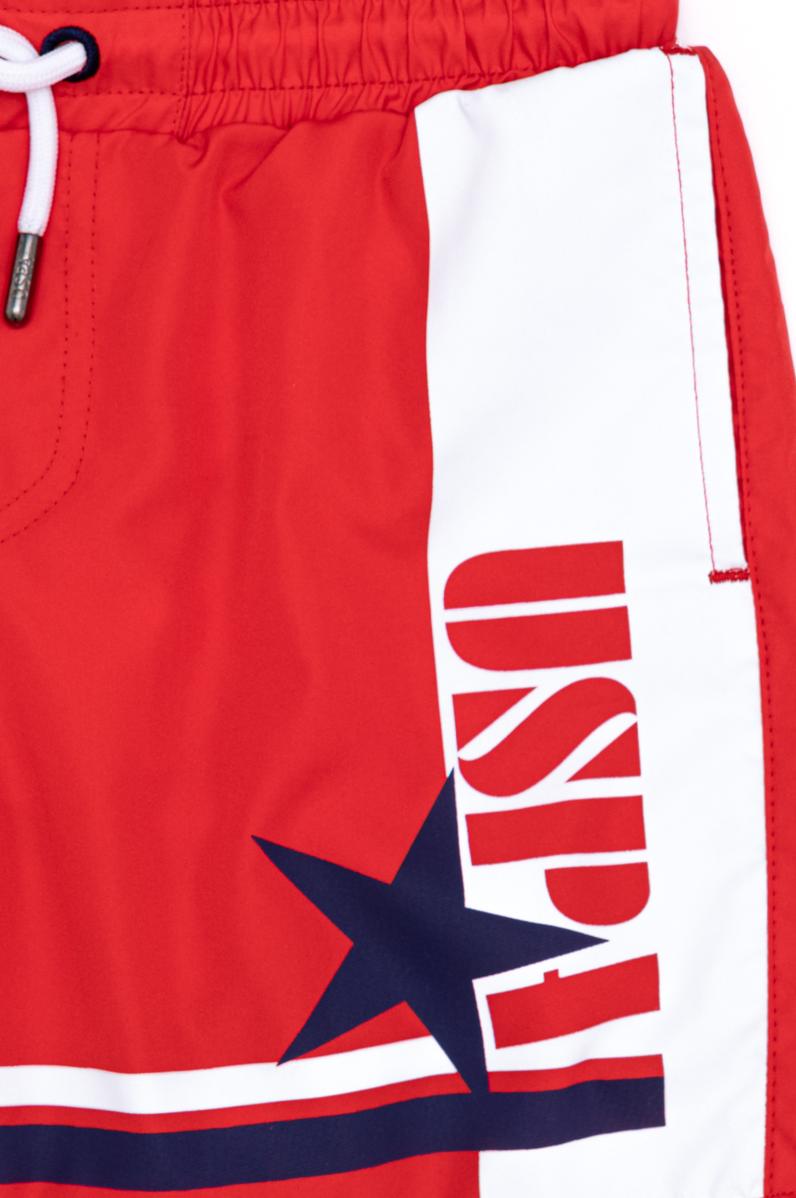 Erkek Çocuk Kırmızı Deniz Şortu