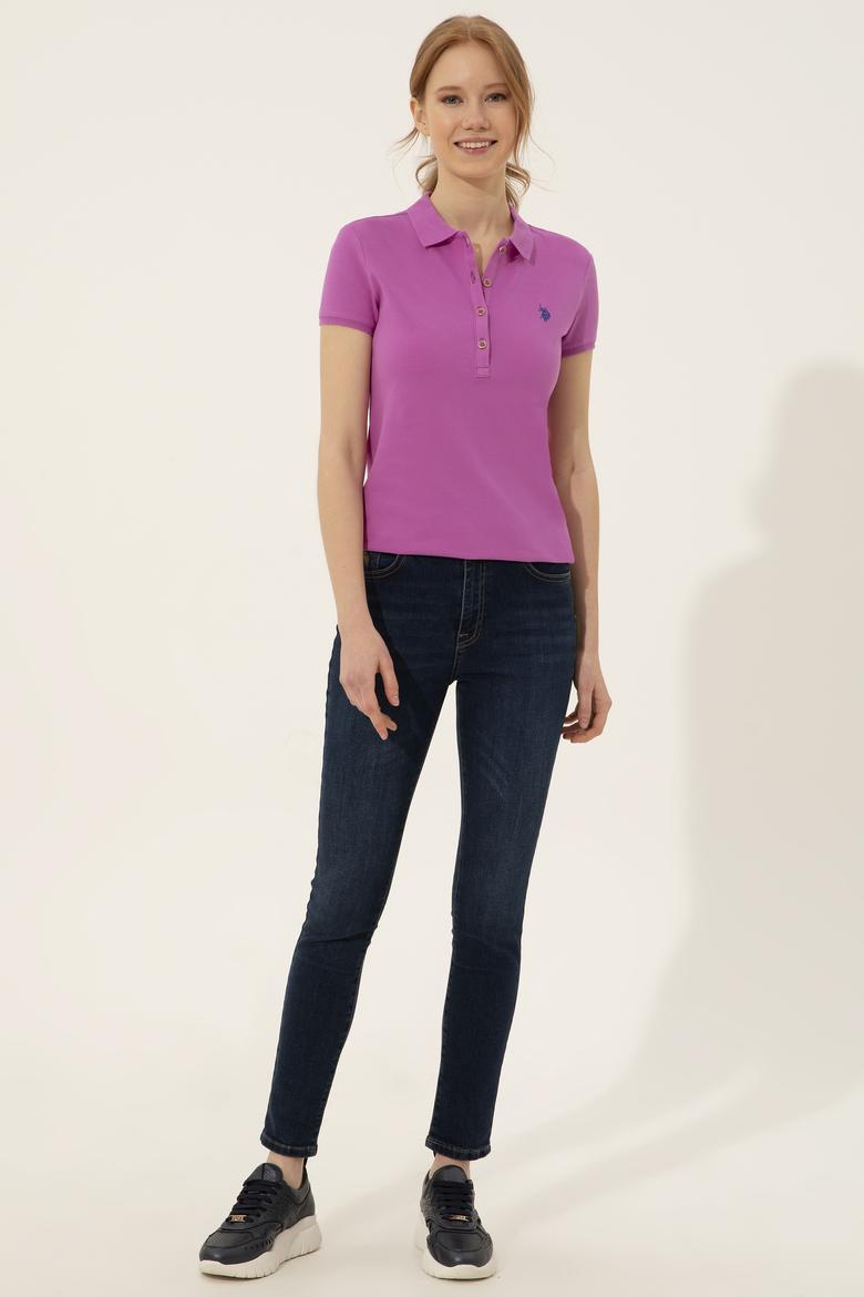 Kadın Menekşe Tişört - 50246288053