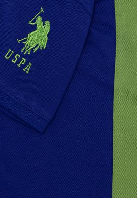 Erkek Çocuk Mavi Polo Yaka Tişört - 50248441019