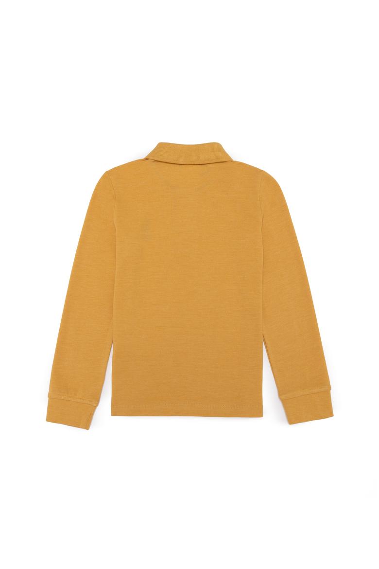Erkek Çocuk Safran Melanj Basic Sweatshirt - 50253783080