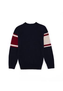 Erkek Çocuk Lacivert Triko V Yaka Hırka - 50253881011