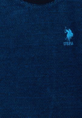 Çocuk Lacivert Bisiklet Yaka Sweatshirt - 50256385021