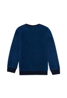 Çocuk Lacivert Bisiklet Yaka Sweatshirt - 50256385021