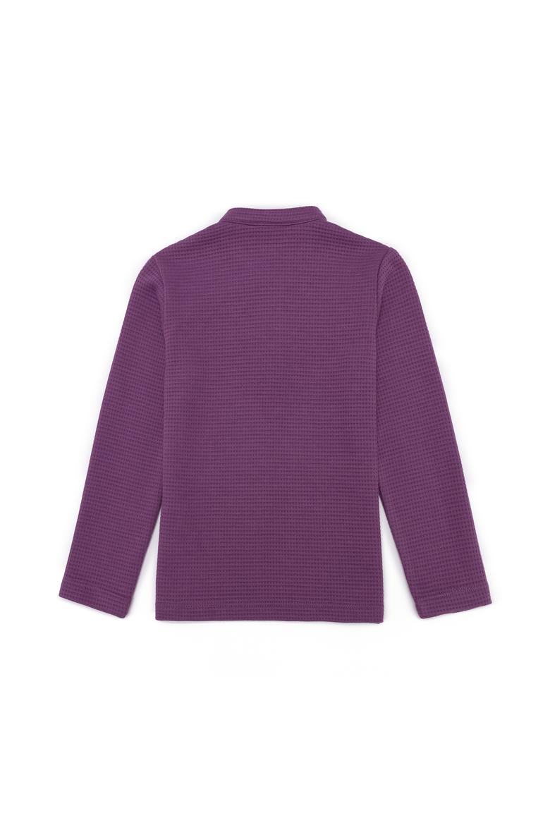 Çocuk Menekşe Hakim Yaka Sweatshirt - 50253348023