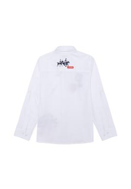 Erkek Çocuk Beyaz Uzun Kollu Gömlek - 50256710007