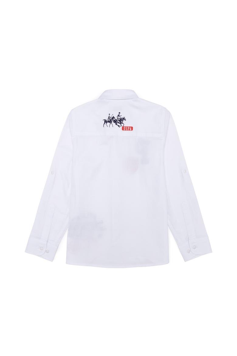 Erkek Çocuk Beyaz Uzun Kollu Gömlek - 50256710007