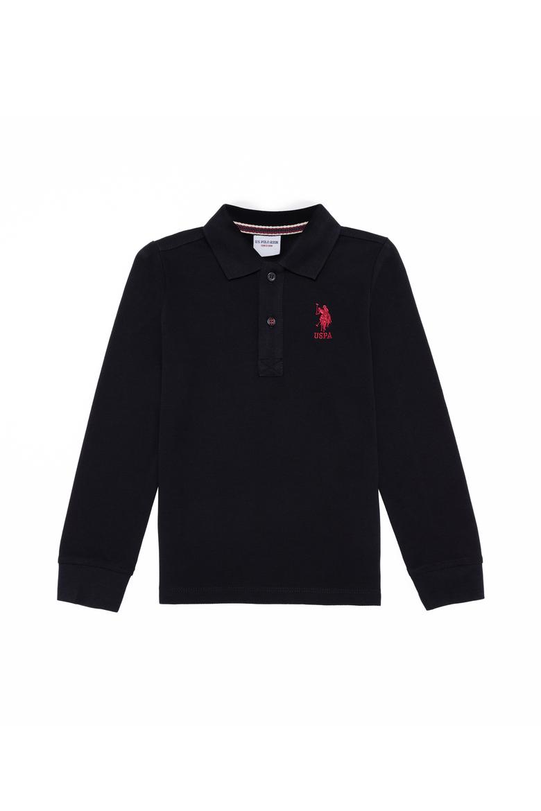 Erkek Çocuk Siyah Basic Sweatshirt